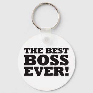 The Best Boss Ever Key Ring