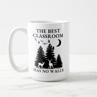 The Best Classroom Has No Walls Deer Hunting Gift Coffee Mug