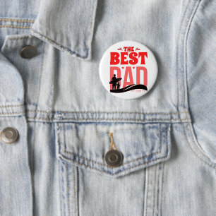The Best Dad Ever 6 Cm Round Badge