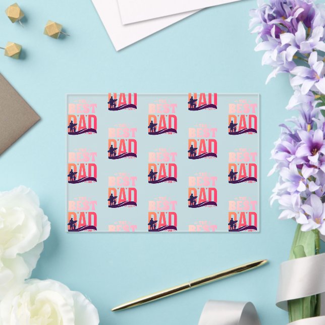 The Best Dad Ever Acrylic Invitations (Insitu (Wedding))
