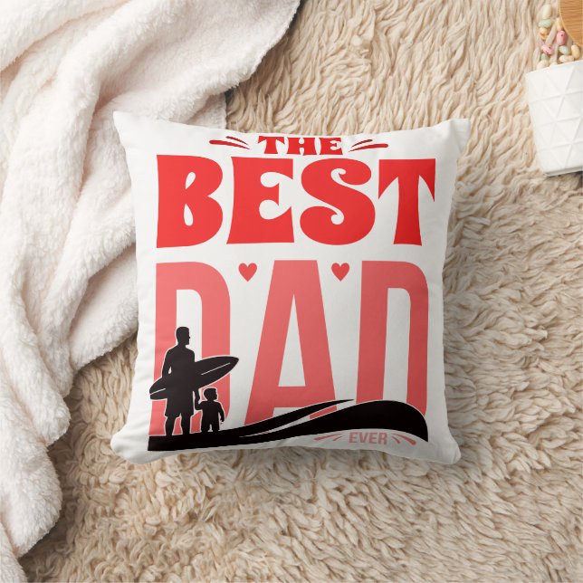 The Best Dad Ever Cushion (Blanket)