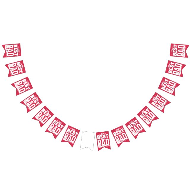 The Best Dad Ever - Father & Child Bunting (All)