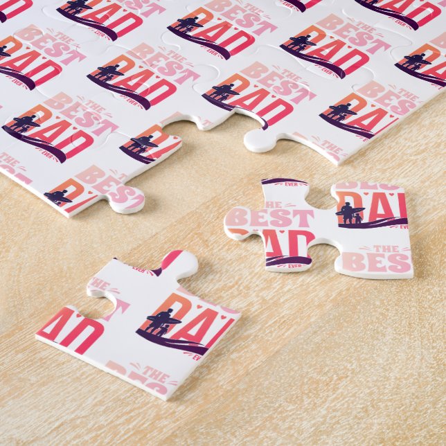 The Best Dad Ever Jigsaw Puzzle (Side)