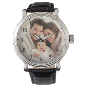 The Best Dad Ever Modern Classic custom  Photo Watch