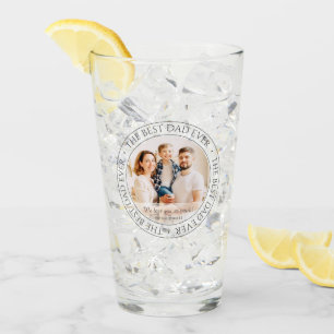 The Best Dad Ever Modern Classic Photo Glass
