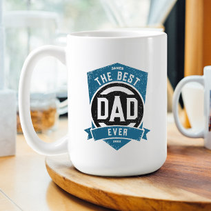 The Best Dad Ever Modern Father's Day Gift Coffee Mug