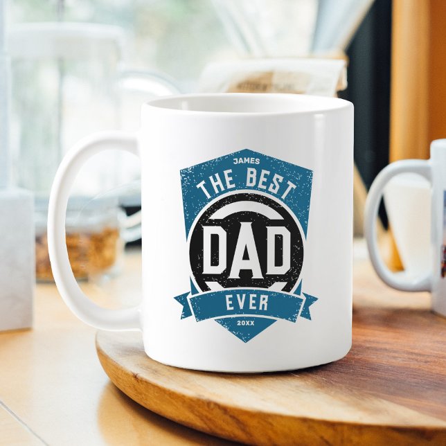 The Best Dad Ever Modern Father's Day Gift Coffee Mug (Creator Uploaded)