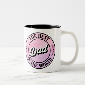 The Best Dad in the World Heartwarming Father’s Two-Tone Coffee Mug
