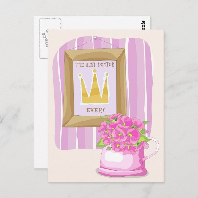 The Best Doctor Ever Postcard (Front/Back)