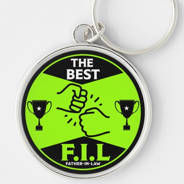 The Best Father-In Law Key Ring (Front)