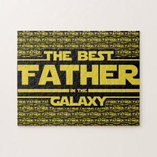 The Best Father In The Galaxy Fathers Day Gift Jigsaw Puzzle