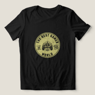 “The Best Gamer in the World” – Vintage for gamers Tri-Blend Shirt