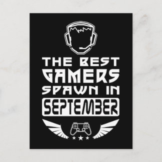The Best Gamers Spawn in September Postcard