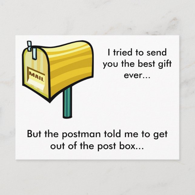 The Best Gift Ever? Postcard (Front)