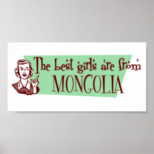 The Best Girls are from Mongolia Poster