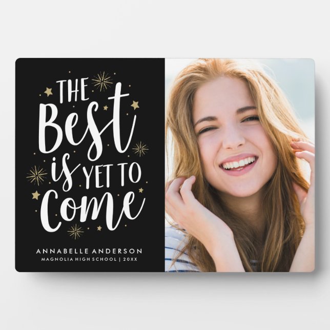 The Best Graduation Photo Plaque