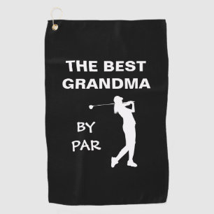 The Best Grandma By Par Golf Nana Gram Golfer Pun Towel