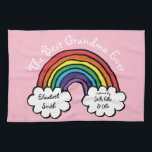 The Best Grandma Granny Ever Rainbow Pink Tea Towel<br><div class="desc">Personalise for your special Grandma,  Grandmother,  Granny,  Nan,  Nanny to create a unique gift for birthdays,  Christmas,  mother's day,  baby showers,  or any day you want to show how much she means to you. A perfect way to show her how amazing she is every day. Designed by Thisisnotme©</div>