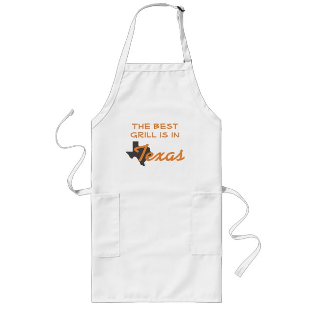 The best grill is in texas long apron (Front)