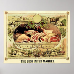 The Best in the Market ~ 1872. Poster