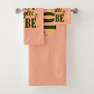 The Best is Yet To Be Motivational Inspirational  Bath Towel Set