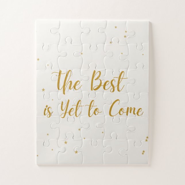 The Best Is Yet To Come Celebration Jigsaw Puzzle (Vertical)