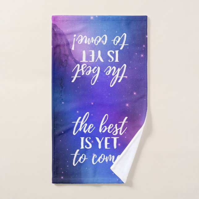 The Best is Yet To Come Positive Quote Hand Towel (Hand Towel)