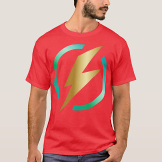 The Best Lightning Strike Logo T-Shirt