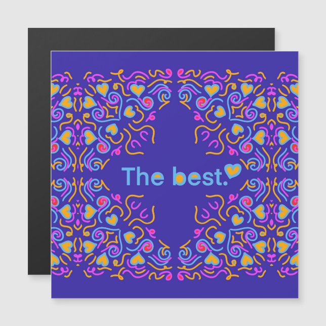 The best magnetic invitation (Front/Back)