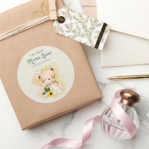 The Best Mama Bear Sticker Art