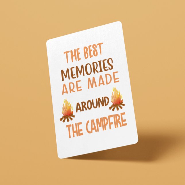 The Best Memories are Made Around a Campfire Playing Cards (Creator Uploaded)