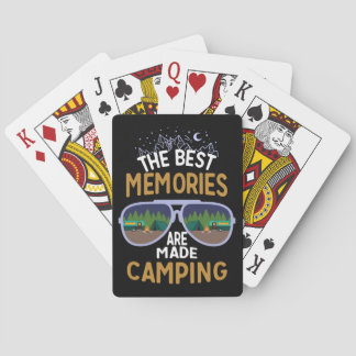 The Best Memories Are Made Camping Playing Cards