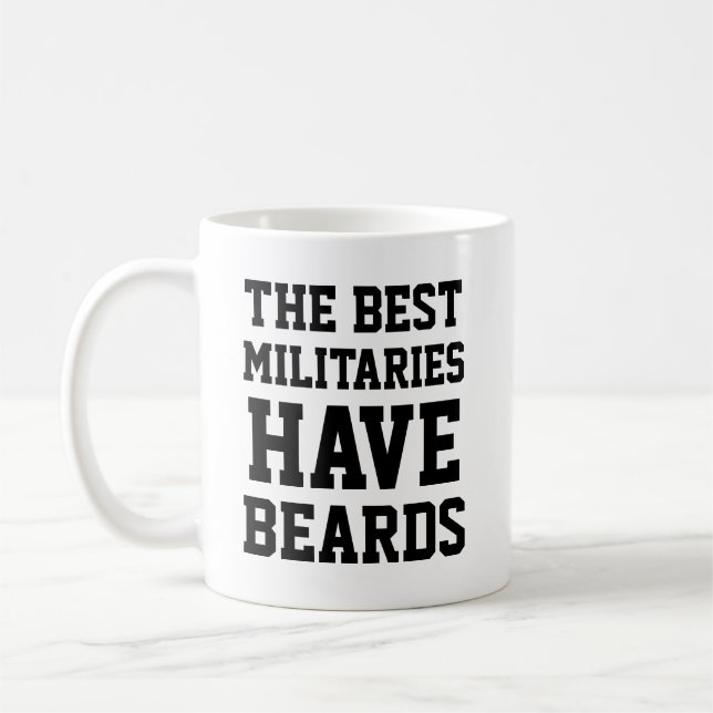 The Best Militaries Have Beards Coffee Mug (Left)