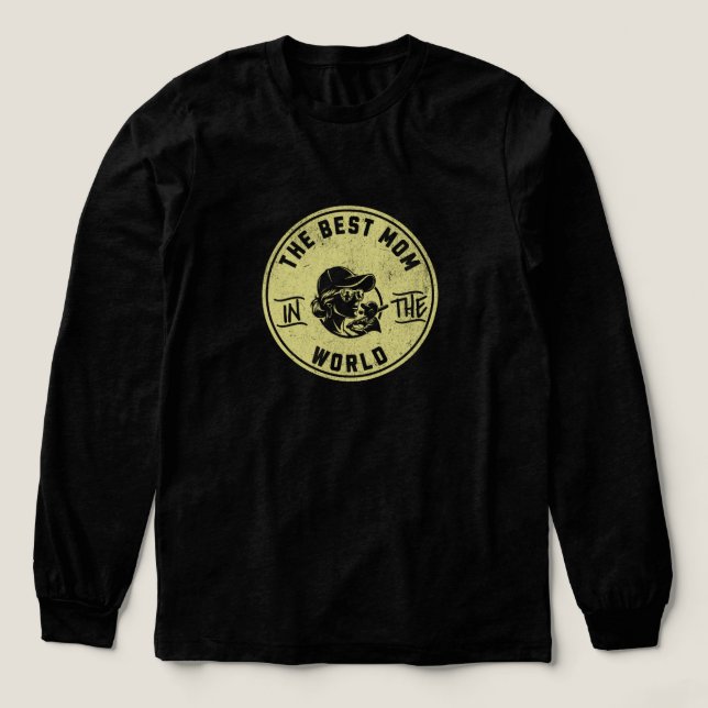 The Best Mom In The World — for mother's gift Tri-Blend Shirt (Design Front)