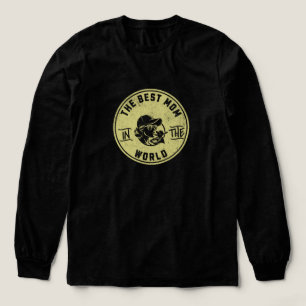 The Best Mom In The World — Vintage Badge Tri-Blend Shirt