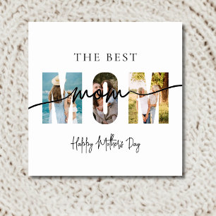 The Best Mom Photo Mother's Day Card