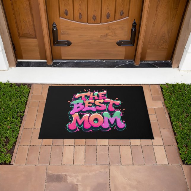 The best mom style graffiti doormat (Outdoor)