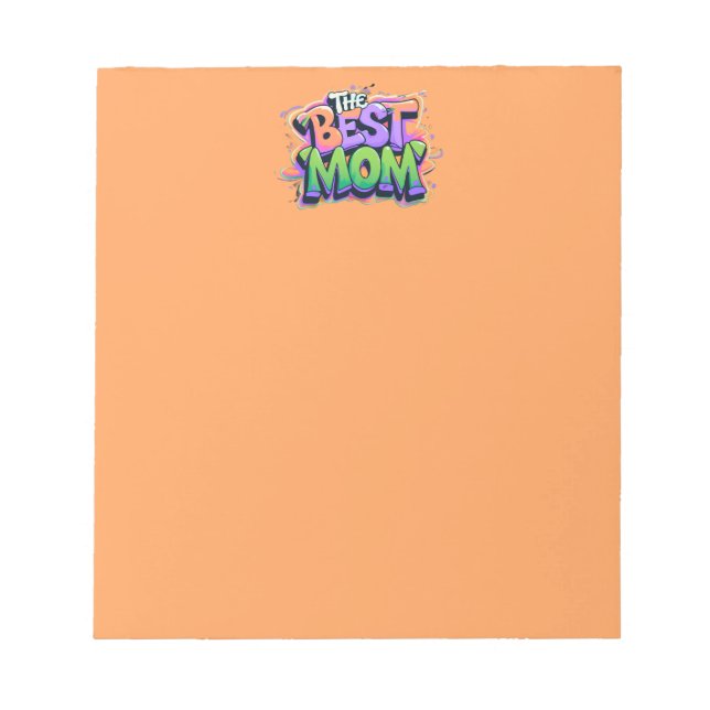 The best mom style graffiti notepad (Front)