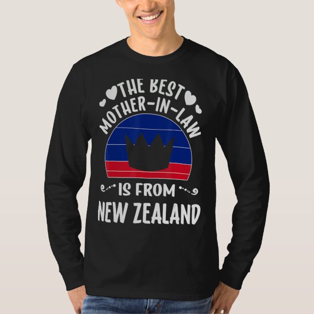 The Best Mother In Law New Zealander New Zealand M T-Shirt (Front)