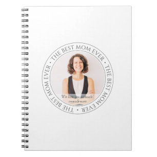 The Best Mum Ever Modern Classic Photo Notebook