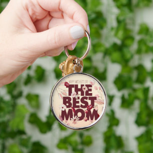 The Best Mum   Mother's Day Key Ring