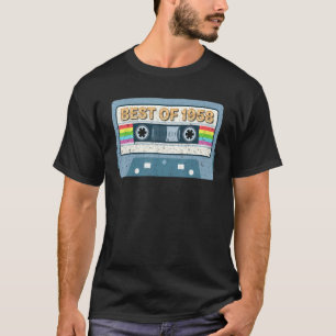 The Best Of 1958 Vintage Cassette Tape 64th Birthd T-Shirt