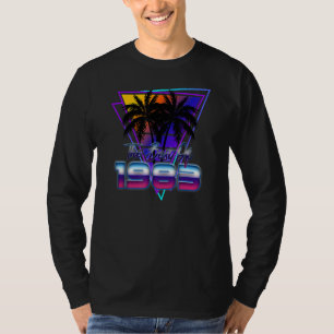 The Best Of 1983 Synthwave Vaporwave Birthday u201 T-Shirt
