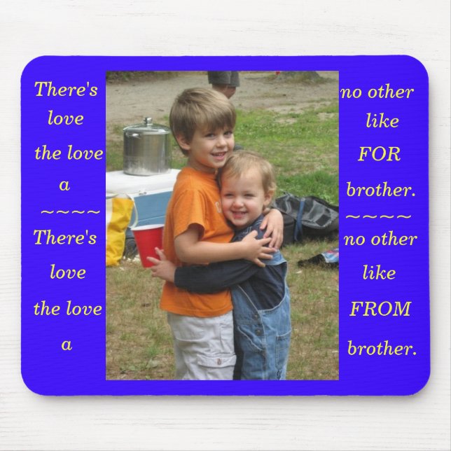 The best of friends! mouse pad (Front)