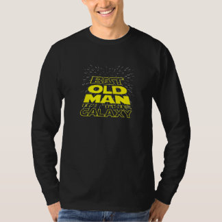 The Best Old Man In The Galaxy Family T-Shirt