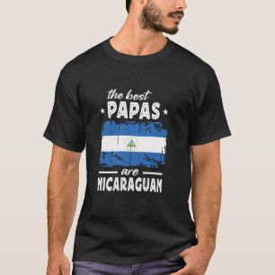 The Best Papas are Nicaraguan Father's Day Nicarag T-Shirt