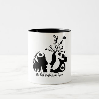 the best partner in crime Two-Tone coffee mug