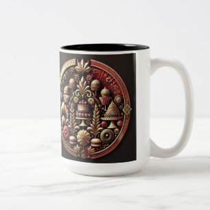 The Best Pastry & Cake Artists Gift Two-Tone Coffee Mug
