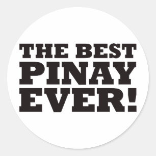 The Best Pinay Ever Classic Round Sticker