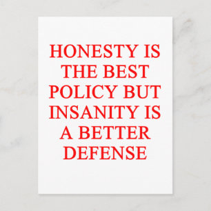 the best policy postcard